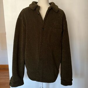 Zara mens  fleece jacket large -xlarge